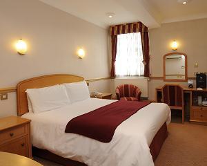 The Bedrooms at Best Western Bromley Court Hotel