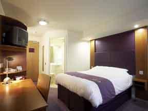 The Bedrooms at Premier Inn London Hammersmith