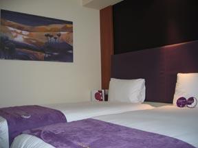 The Bedrooms at Premier Inn London Hammersmith